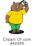 Wombat Clipart #42955 by Dennis Holmes Designs