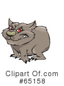 Wombat Clipart #65158 by Dennis Holmes Designs