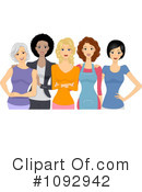 Women Clipart #1092942 by BNP Design Studio