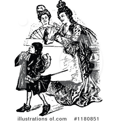 Royalty-Free (RF) Women Clipart Illustration by Prawny Vintage - Stock Sample #1180851