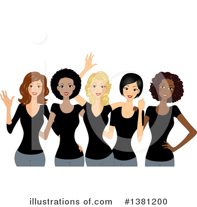 Royalty-Free (RF) Women Clipart Illustration by BNP Design Studio - Stock Sample #1381200