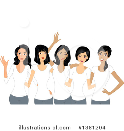 Royalty-Free (RF) Women Clipart Illustration by BNP Design Studio - Stock Sample #1381204