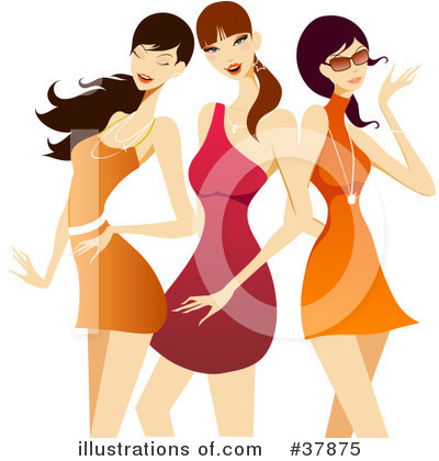 Fashion Women Illustration on Royalty Free  Rf  Women Clipart Illustration By Onfocusmedia   Stock