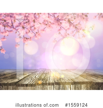 Blossoms Clipart #1559124 by KJ Pargeter