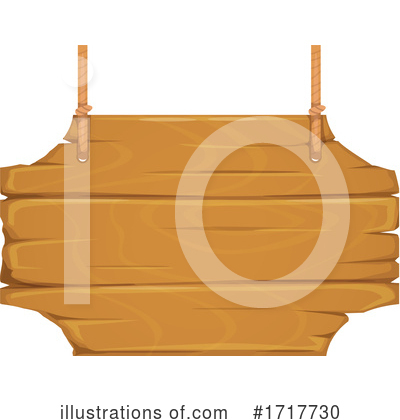 Royalty-Free (RF) Wood Sign Clipart Illustration by Vector Tradition SM - Stock Sample #1717730
