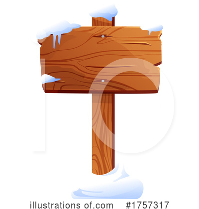 Royalty-Free (RF) Wood Sign Clipart Illustration by Vector Tradition SM - Stock Sample #1757317