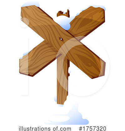 Royalty-Free (RF) Wood Sign Clipart Illustration by Vector Tradition SM - Stock Sample #1757320
