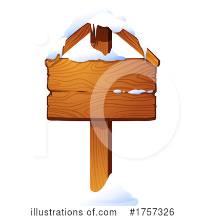 Royalty-Free (RF) Wood Sign Clipart Illustration by Vector Tradition SM - Stock Sample #1757326