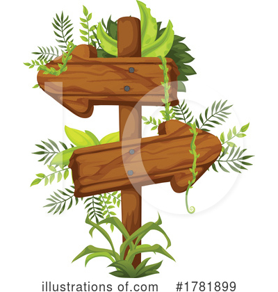 Wood Sign Clipart #1781899 by Vector Tradition SM