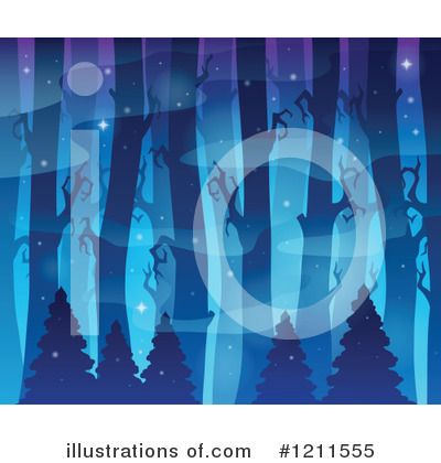 Royalty-Free (RF) Woods Clipart Illustration by visekart - Stock Sample #1211555