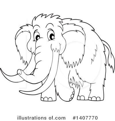 Mammoth Clipart #1407770 by visekart
