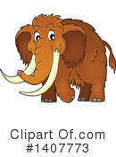 Woolly Mammoth Clipart #1407773 by visekart