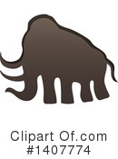 Woolly Mammoth Clipart #1407774 by visekart