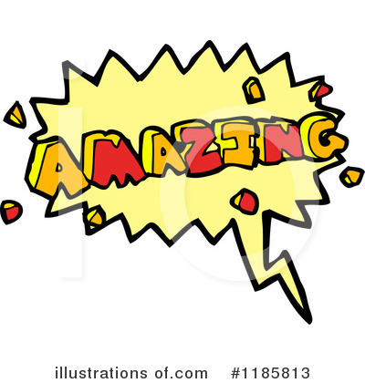 Royalty-Free (RF) Word Amazing Clipart Illustration by lineartestpilot - Stock Sample #1185813
