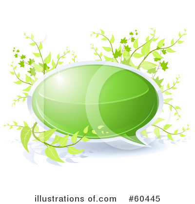 Royalty-Free (RF) Word Balloon Clipart Illustration by Oligo - Stock Sample #60445