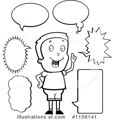 Royalty-Free (RF) Word Balloons Clipart Illustration by Cory Thoman - Stock Sample #1156141