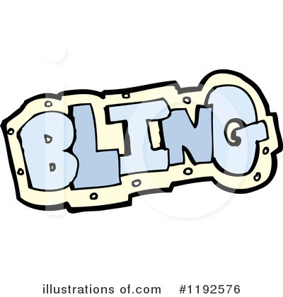 Royalty-Free (RF) Word Bling Clipart Illustration by lineartestpilot - Stock Sample #1192576