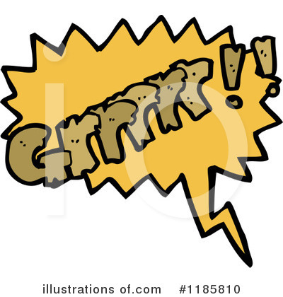Royalty-Free (RF) Word Grrrrr Clipart Illustration by lineartestpilot - Stock Sample #1185810