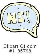 Word Hi Clipart #1185798 by lineartestpilot