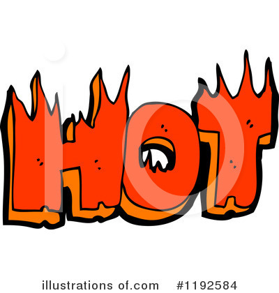 Royalty-Free (RF) Word Hot Clipart Illustration by lineartestpilot - Stock Sample #1192584
