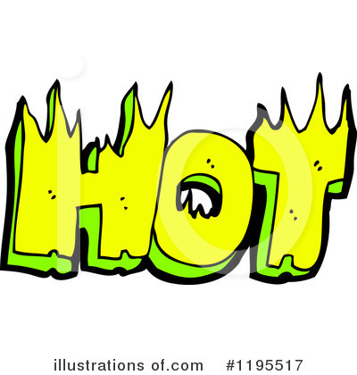 Royalty-Free (RF) Word Hot Clipart Illustration by lineartestpilot - Stock Sample #1195517