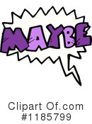Word Maybe Clipart #1185799 by lineartestpilot