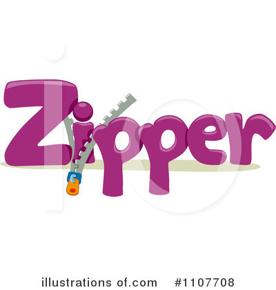 Zipper Clipart #1107708 by BNP Design Studio