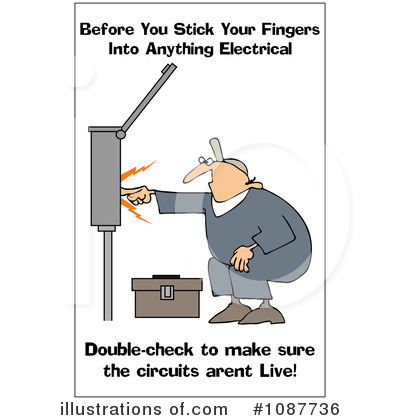 Royalty-Free (RF) Work Safety Clipart Illustration by djart - Stock Sample #1087736