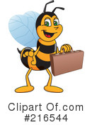 Worker Bee Character Clipart #216544 by Toons4Biz