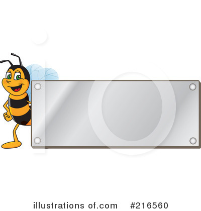 Worker Bee Character Clipart #216560 by Mascot Junction