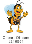 Worker Bee Character Clipart #216561 by Toons4Biz