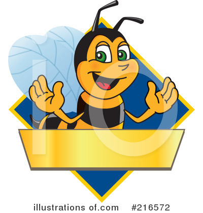 Worker Bee Character Clipart #216572 by Mascot Junction