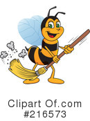 Worker Bee Character Clipart #216573 by Toons4Biz