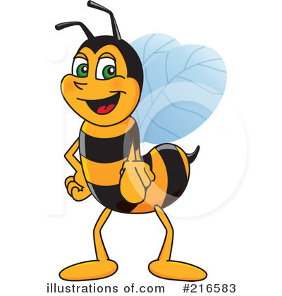 Worker Bee Character Clipart #216583 by Toons4Biz