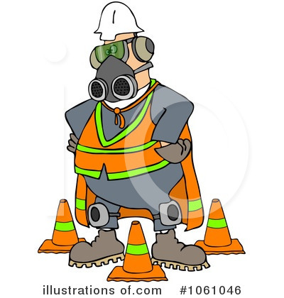 Royalty-Free (RF) Worker Clipart Illustration by djart - Stock Sample #1061046
