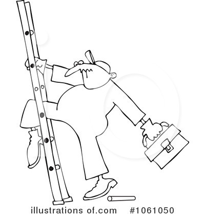Royalty-Free (RF) Worker Clipart Illustration by djart - Stock Sample #1061050