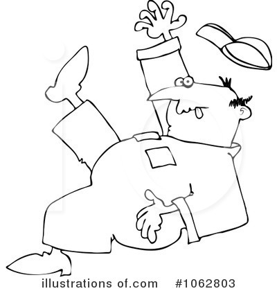 Royalty-Free (RF) Worker Clipart Illustration by djart - Stock Sample #1062803