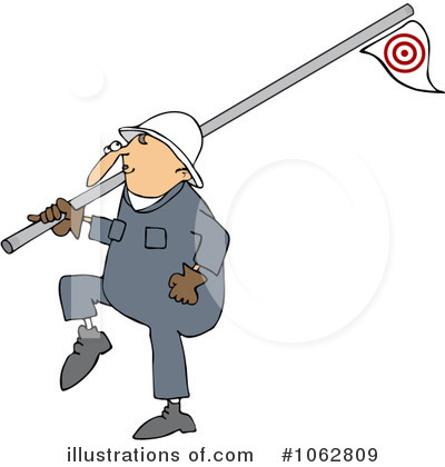 Royalty-Free (RF) Worker Clipart Illustration by djart - Stock Sample #1062809