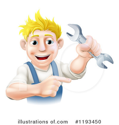 Royalty-Free (RF) Worker Clipart Illustration by AtStockIllustration - Stock Sample #1193450