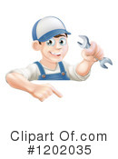 Worker Clipart #1202035 by AtStockIllustration