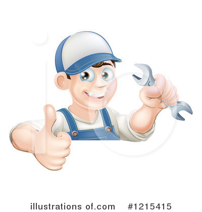 Royalty-Free (RF) Worker Clipart Illustration by AtStockIllustration - Stock Sample #1215415