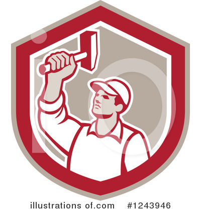 Carpenter Clipart #1243946 by patrimonio