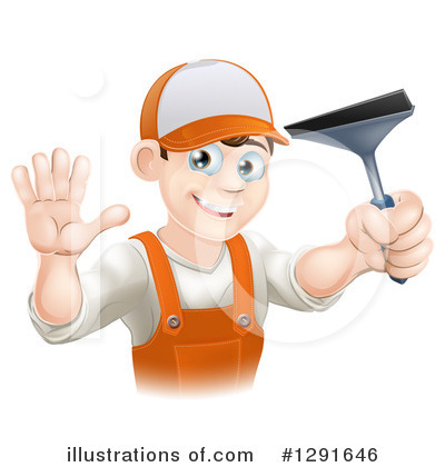 Royalty-Free (RF) Worker Clipart Illustration by AtStockIllustration - Stock Sample #1291646