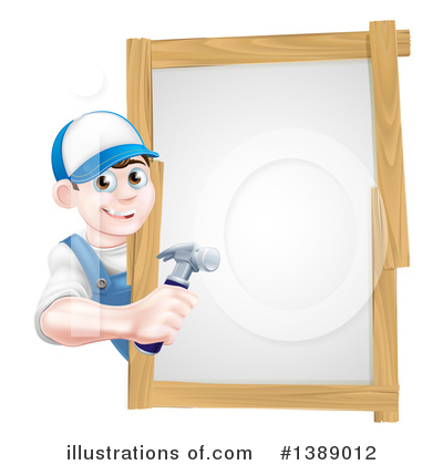 Royalty-Free (RF) Worker Clipart Illustration by AtStockIllustration - Stock Sample #1389012