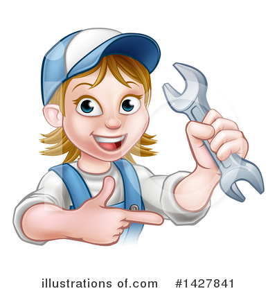 Royalty-Free (RF) Worker Clipart Illustration by AtStockIllustration - Stock Sample #1427841