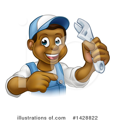 Royalty-Free (RF) Worker Clipart Illustration by AtStockIllustration - Stock Sample #1428822