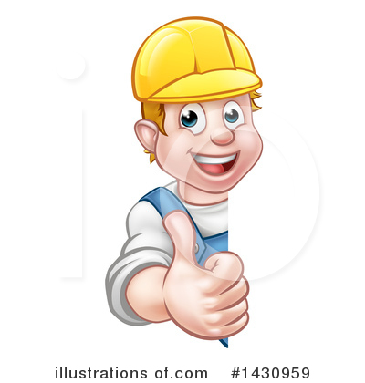 Royalty-Free (RF) Worker Clipart Illustration by AtStockIllustration - Stock Sample #1430959