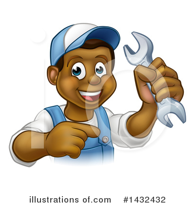 Royalty-Free (RF) Worker Clipart Illustration by AtStockIllustration - Stock Sample #1432432