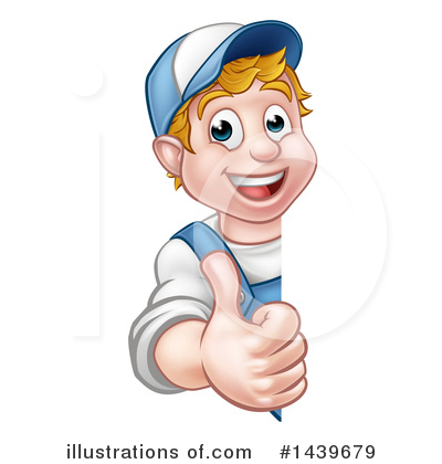 Royalty-Free (RF) Worker Clipart Illustration by AtStockIllustration - Stock Sample #1439679