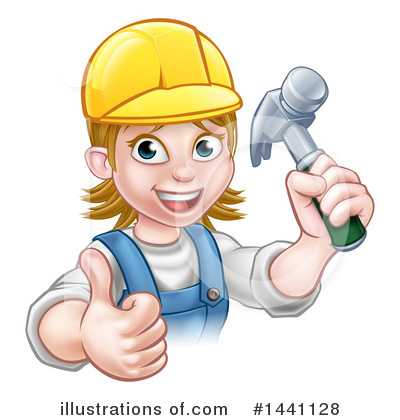 Royalty-Free (RF) Worker Clipart Illustration by AtStockIllustration - Stock Sample #1441128